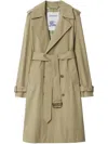 Burberry Highgrove Castleford Lapel Trench Coat In Neutrals