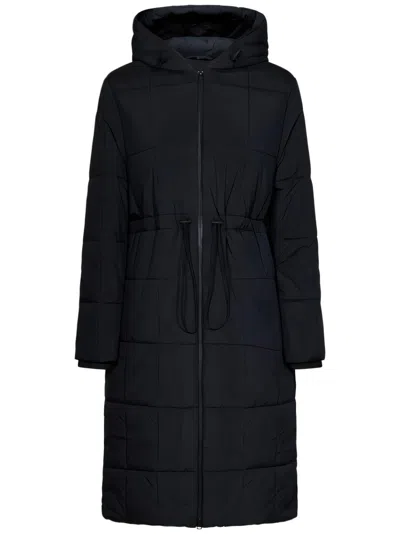 Burberry Long Padded Black Coat