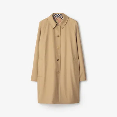 BURBERRY BURBERRY LONG REVERSIBLE GABARDINE CAR COAT