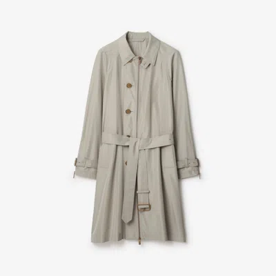 BURBERRY BURBERRY LONG SILK CAR COAT