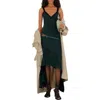 Burberry Long Silk Trench Coat In Green