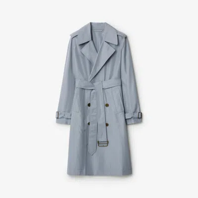 BURBERRY BURBERRY LONG SILK TRENCH COAT