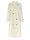 BURBERRY BURBERRY LONG SILK TRENCH COAT