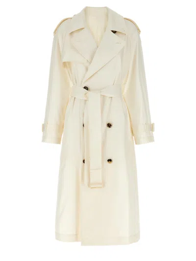 BURBERRY LONG SILK TRENCH COAT