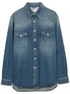Burberry Light Blue Solid Shirt In Blue
