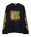 Burberry Long-sleeve Forest Cotton T-shirt In Brown