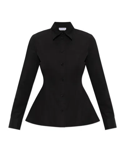 Burberry Long Sleeve Shirt In Black
