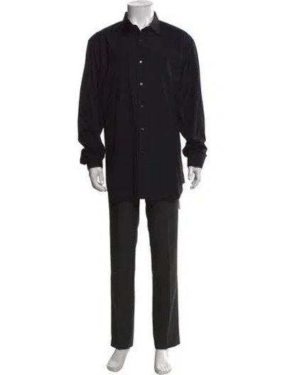 Pre-owned Burberry Long Sleeve Shirt In Black
