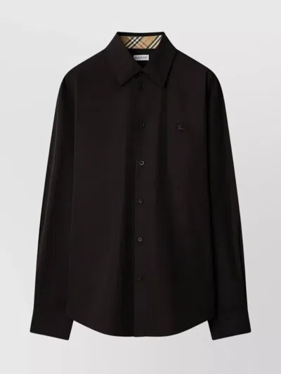 BURBERRY LONG SLEEVE SHIRT FEATURING STRUCTURED COLLAR