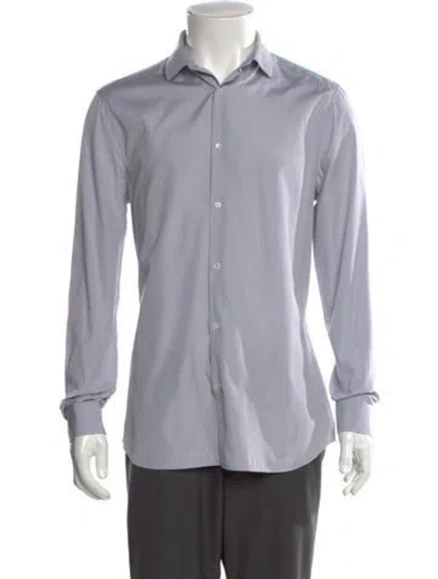 Pre-owned Burberry Long Sleeve Shirt In Gray