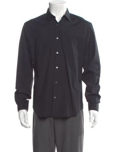 Pre-owned Burberry Long Sleeve Shirt In Gray