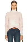 Burberry Long Sleeve Sweater In White