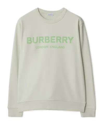 Burberry Long Sleeve Sweatshirt In Gray