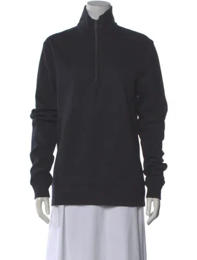 Pre-owned Burberry Long Sleeve Sweatshirt In Blue