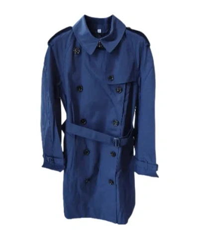 Burberry Long Sleeve Windbreaker In Blue