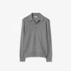 Burberry Long-sleeve Wool Polo Shirt