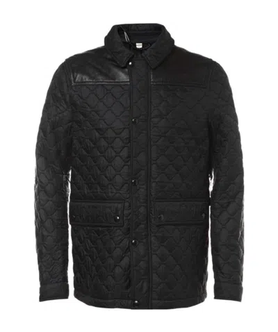 Burberry Long-sleeved Casual Jacket In Black