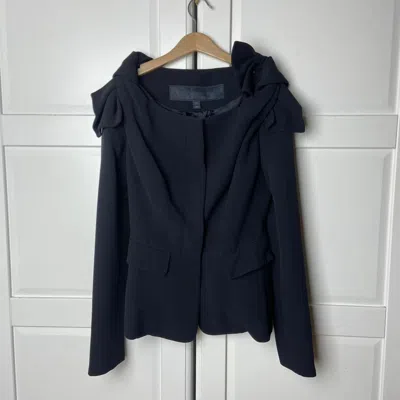 Burberry Long-sleeved Casual Jacket In Black
