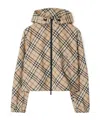 Burberry Burb Check Jkt In Nude