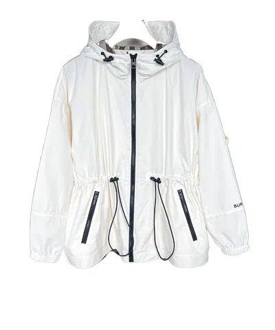 Burberry Long-sleeved Casual Jacket In White