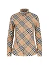 BURBERRY LONG-SLEEVED CHECKED BUTTONED SHIRT