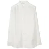 Burberry Long Sleeved Classic Collar Silk Shirt