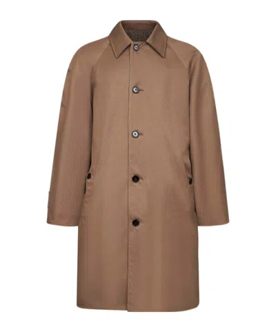 Burberry Brown Chevington Reversible Trench Coat