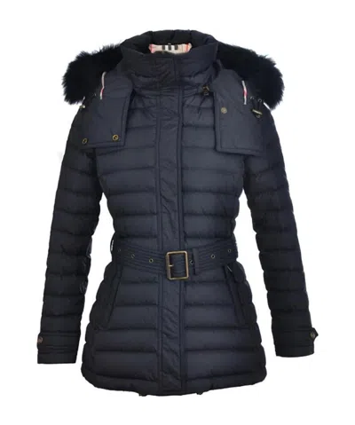 Burberry Long-sleeved Cotton Suit In Black
