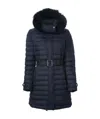 Burberry Long-sleeved Down Jacket In Black