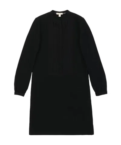 Burberry Long-sleeved Dress In Black