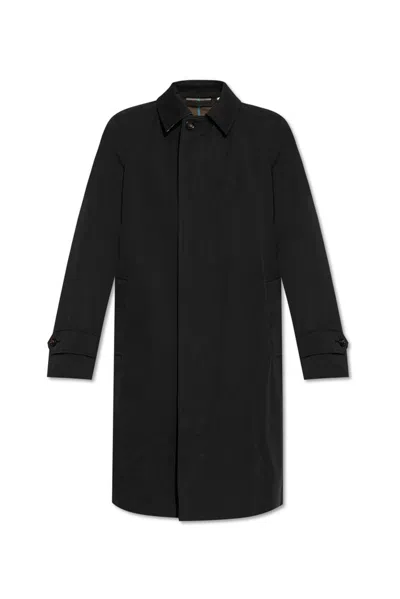 Burberry Camden Coat In Black