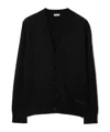 Burberry Button-up Cardigan In Black