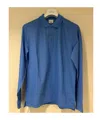 Burberry Long-sleeved Polo Shirt In Blue