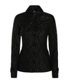 Burberry Long Sleeved Quilted Buttoned Jacket In Black