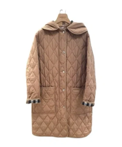 Burberry Long-sleeved Quilted Cotton Clothes In Brown