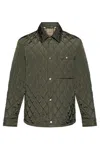 Burberry Long Sleeved Quilted Padded Jacket In Shale