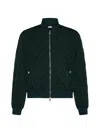 BURBERRY BURBERRY LONG SLEEVED QUILTED ZIP-UP BOMBER JACKET