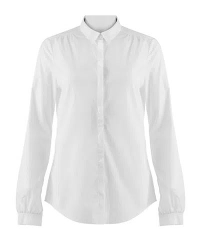 Burberry Long-sleeved Shirt In White