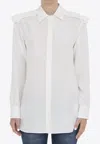 Burberry Silk Shirt In White