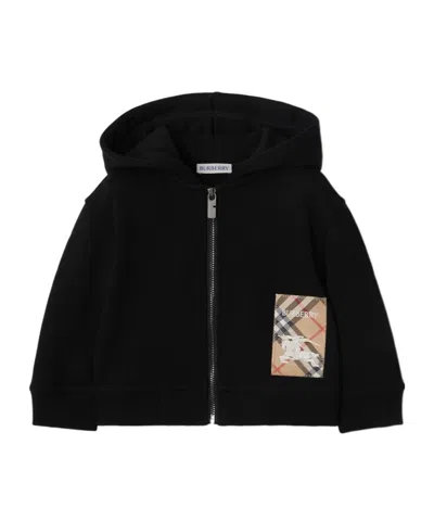 Burberry Long-sleeved Sweater In Black