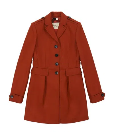 Burberry Long-sleeved Windbreaker In Red