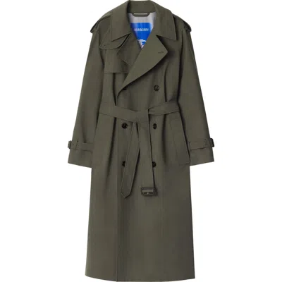 BURBERRY BURBERRY LONG STRETCH WOOL TRENCH COAT