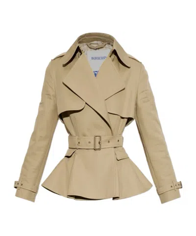 Burberry Long-sleeve Casual Jacket In Brown