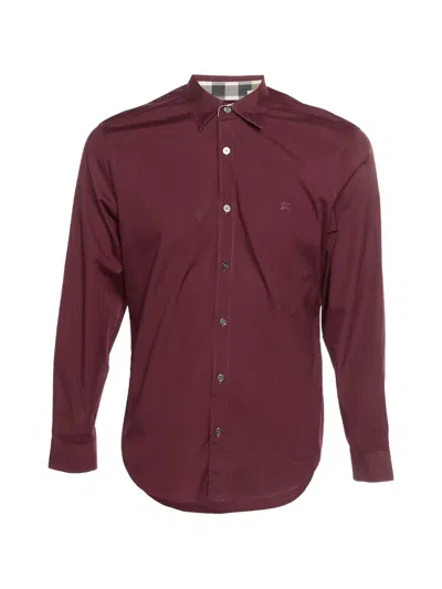 Pre-owned Burberry Long-sleeve Shirt In Red