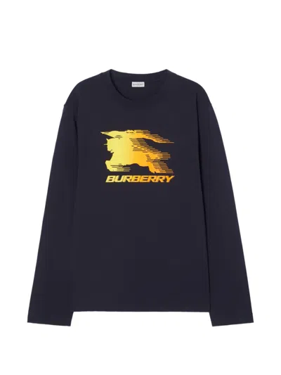 Burberry Long-sleeve Sweatshirt In Black