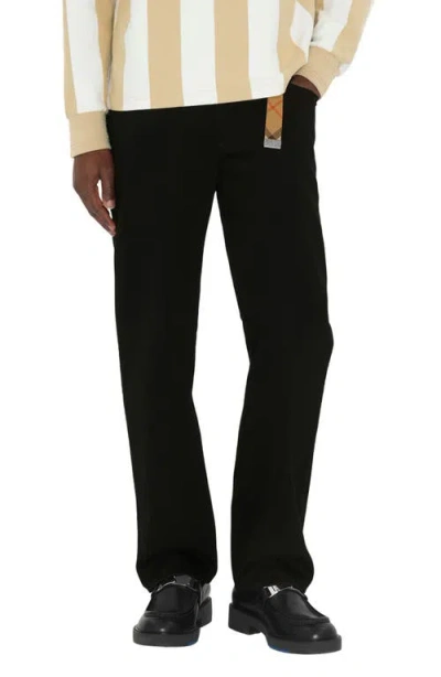 Burberry Loose Fit Jeans In Black