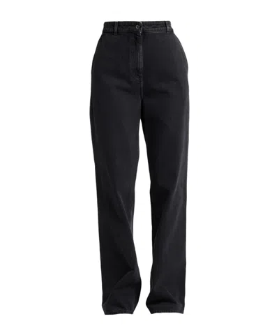Burberry Loose-fitting Jeans In Black