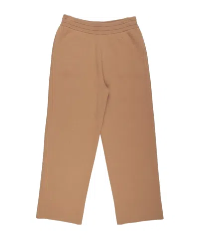 Burberry Loose-fitting Knit Pants In Nude