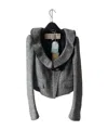 Burberry Lotus Leaf Edge Casual Jacket In Gray