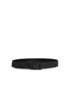 Burberry Louis 35 Black Polyurethane Blend Belt In Black
